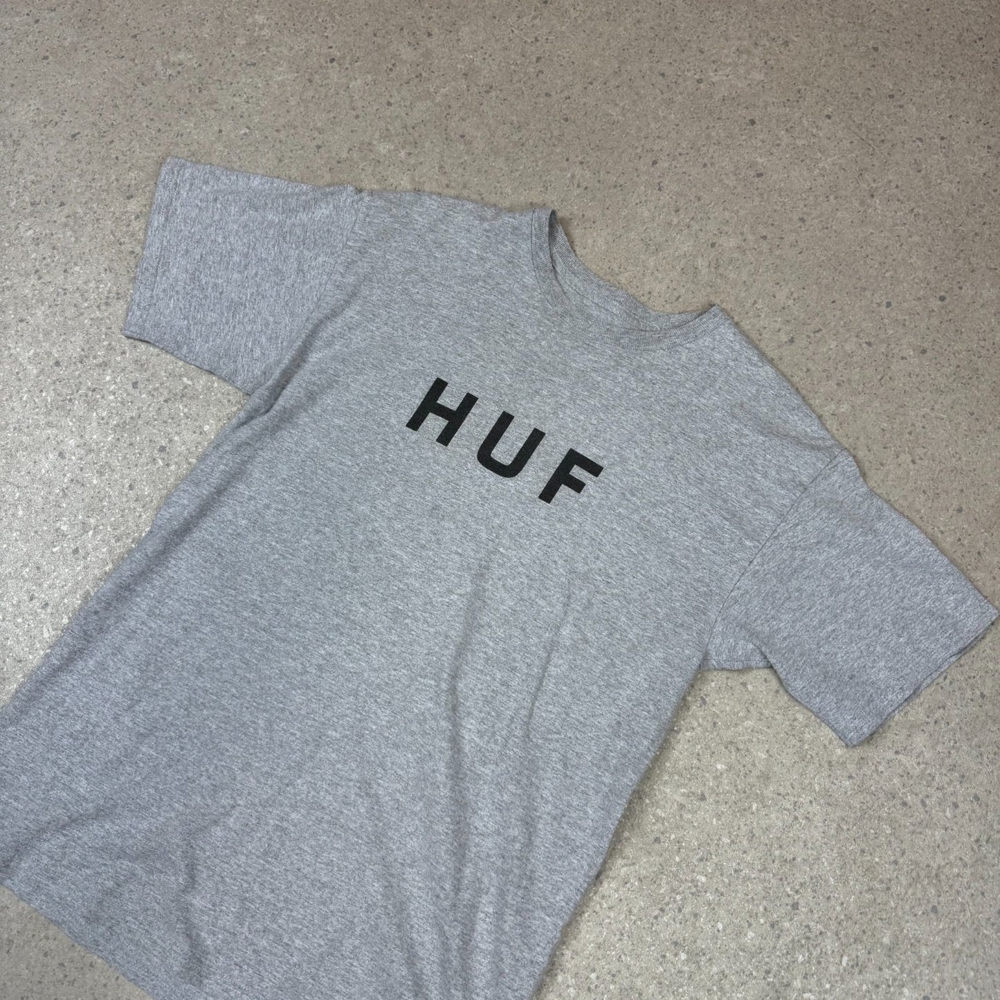 Huf T Shirt Medium Grey Colourway Short Sleeve