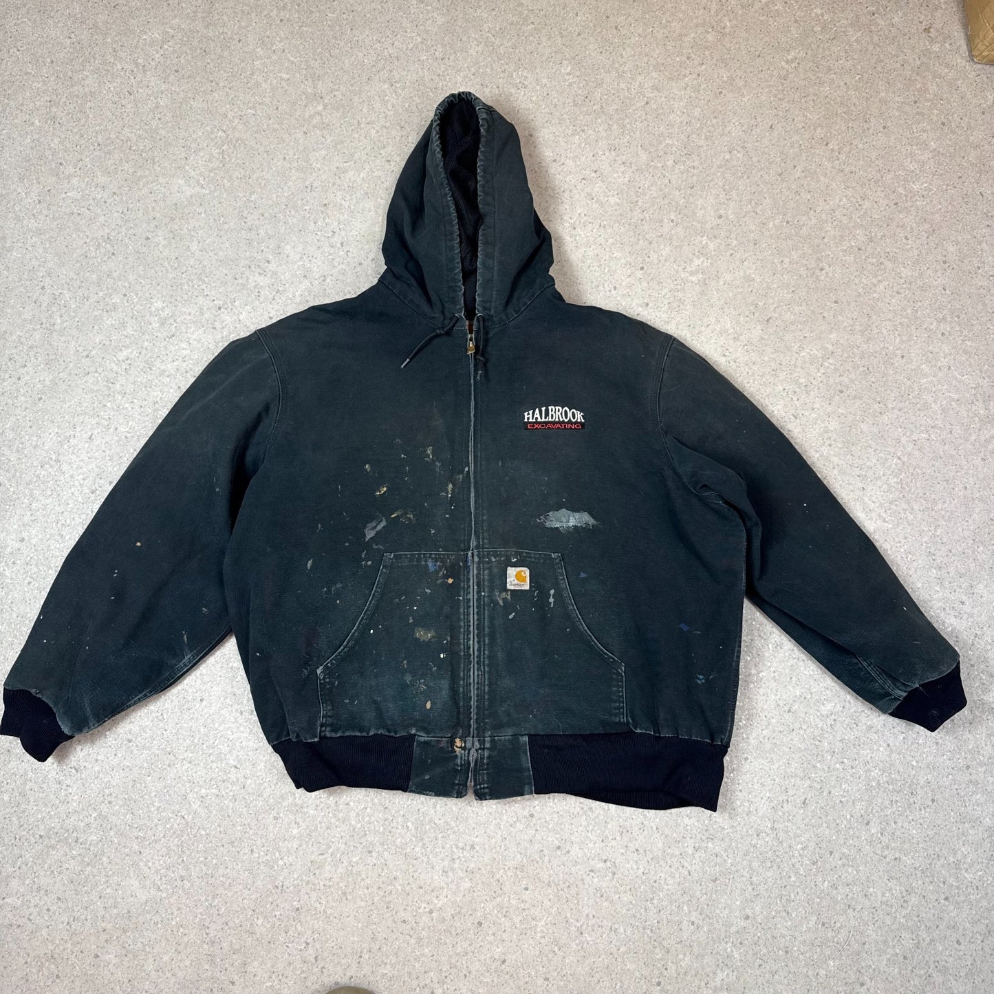 Carhartt Active Jacket 2XL Black Colourway J131blk Hooded