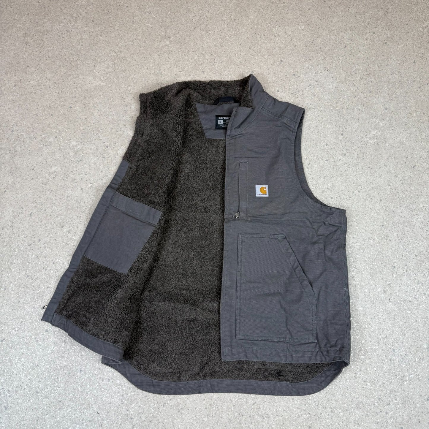 Carhartt Gillet Vest Small Loose Fit Grey Colourway