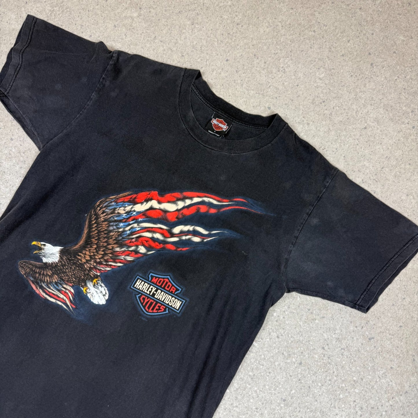 Harley Davidson T Shirt M/L Made in USA Vintage 2002