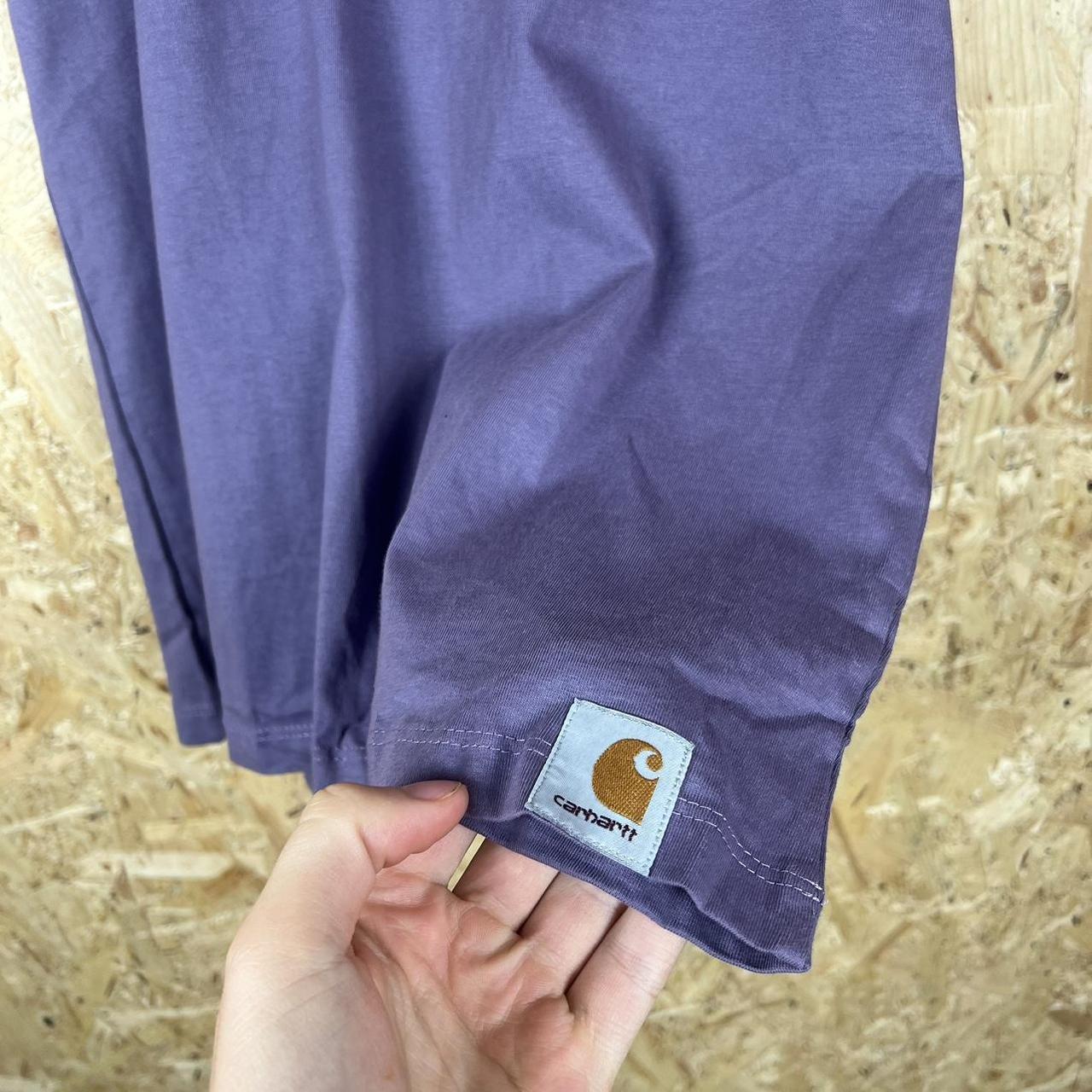 Carhartt purple big logo t shirt S-2XL available