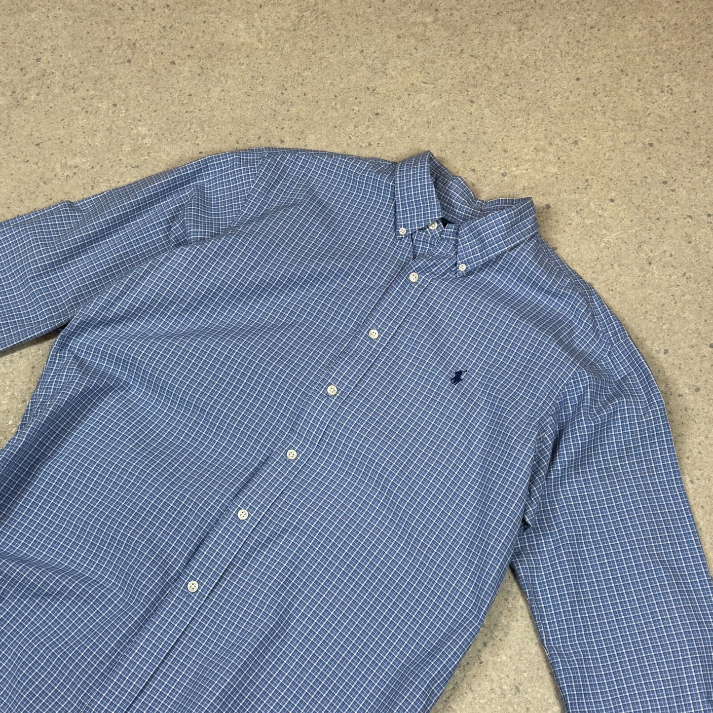 Ralph Lauren Shirt Large Blue Check Colourway Classic Fit