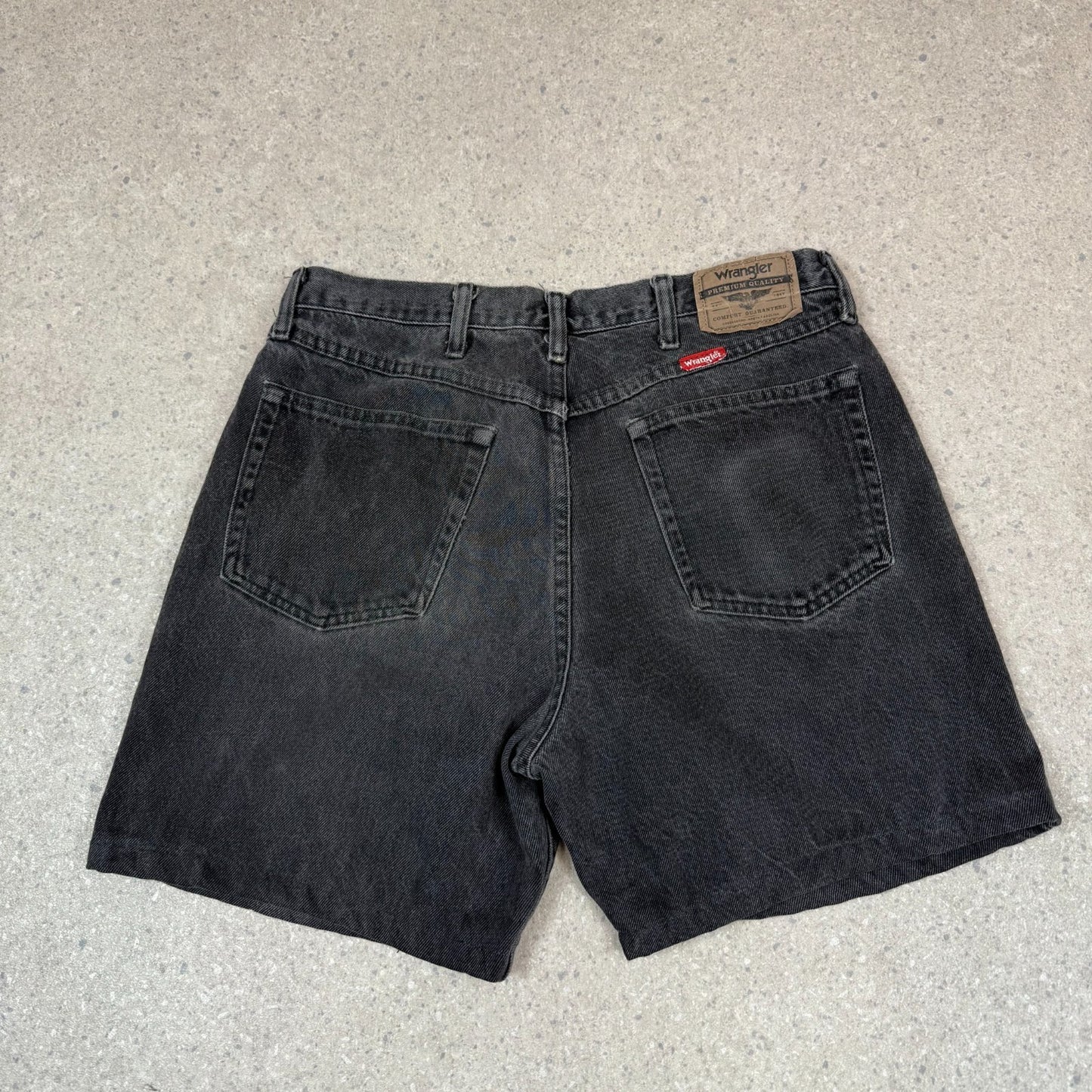 Wrangler Black Jorts 34w Baggy Fit