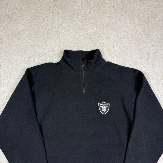 Oakland Raiders by Majestic Fleece Pullover Black XL