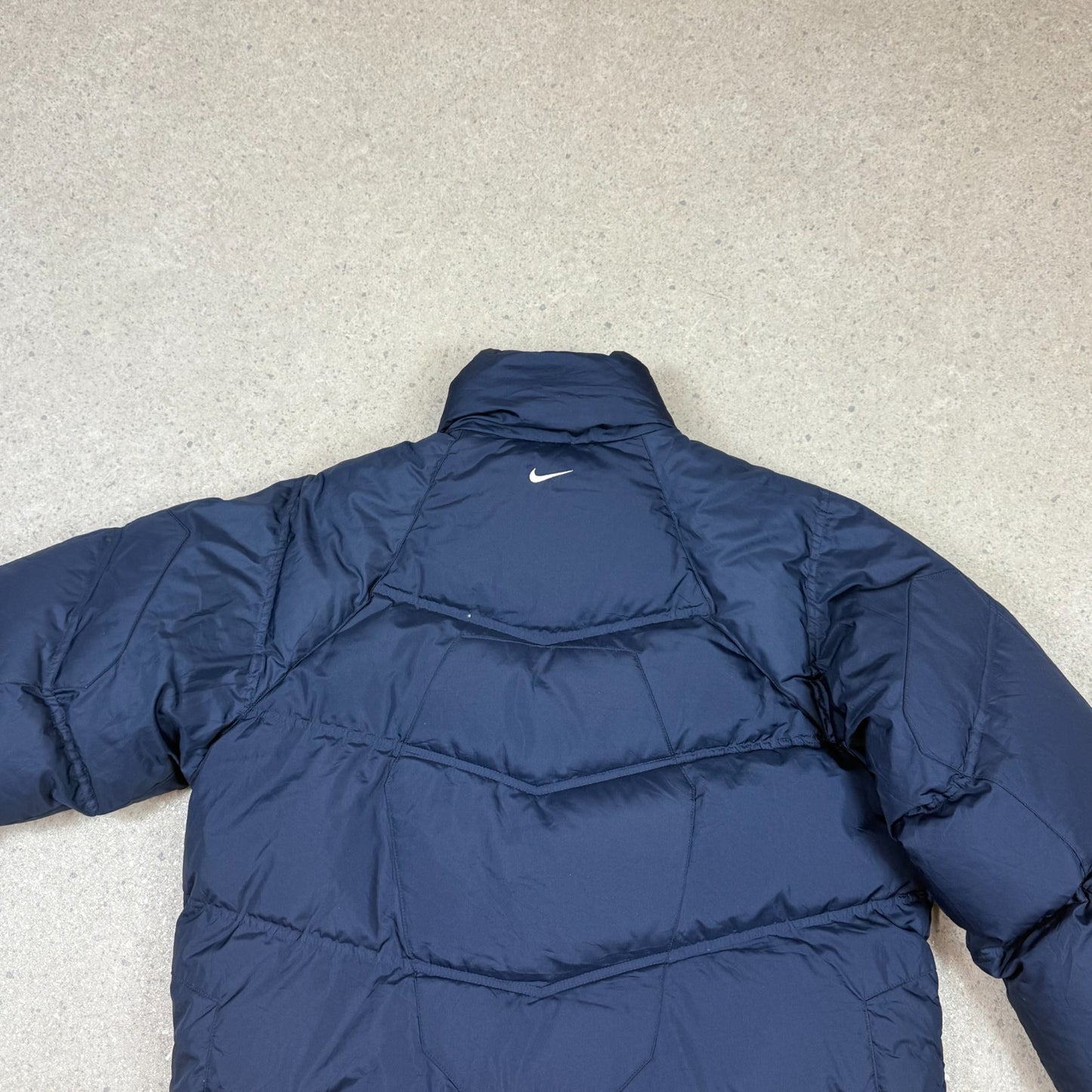 Nike Puffer Jacket Large Navy Colourway Silver Tag