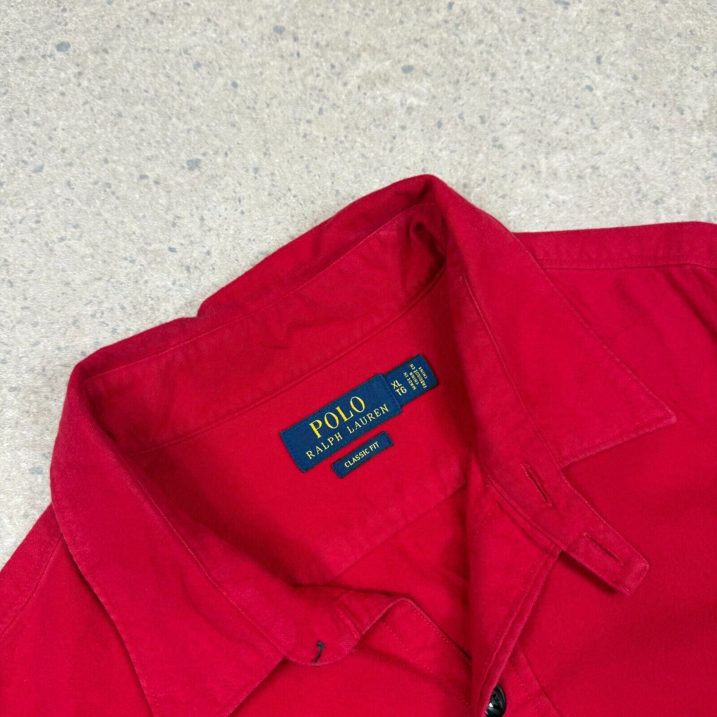 Ralph Lauren Shirt XL Red Classic Fit