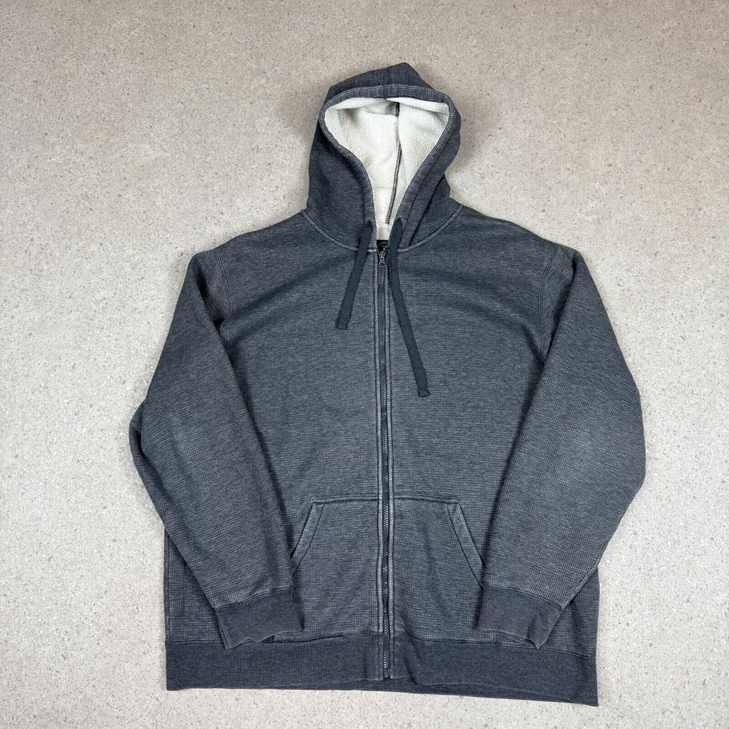 Beverly Hills Polo Club Hoodie XXL Grey Sherpa Lined Zip Up