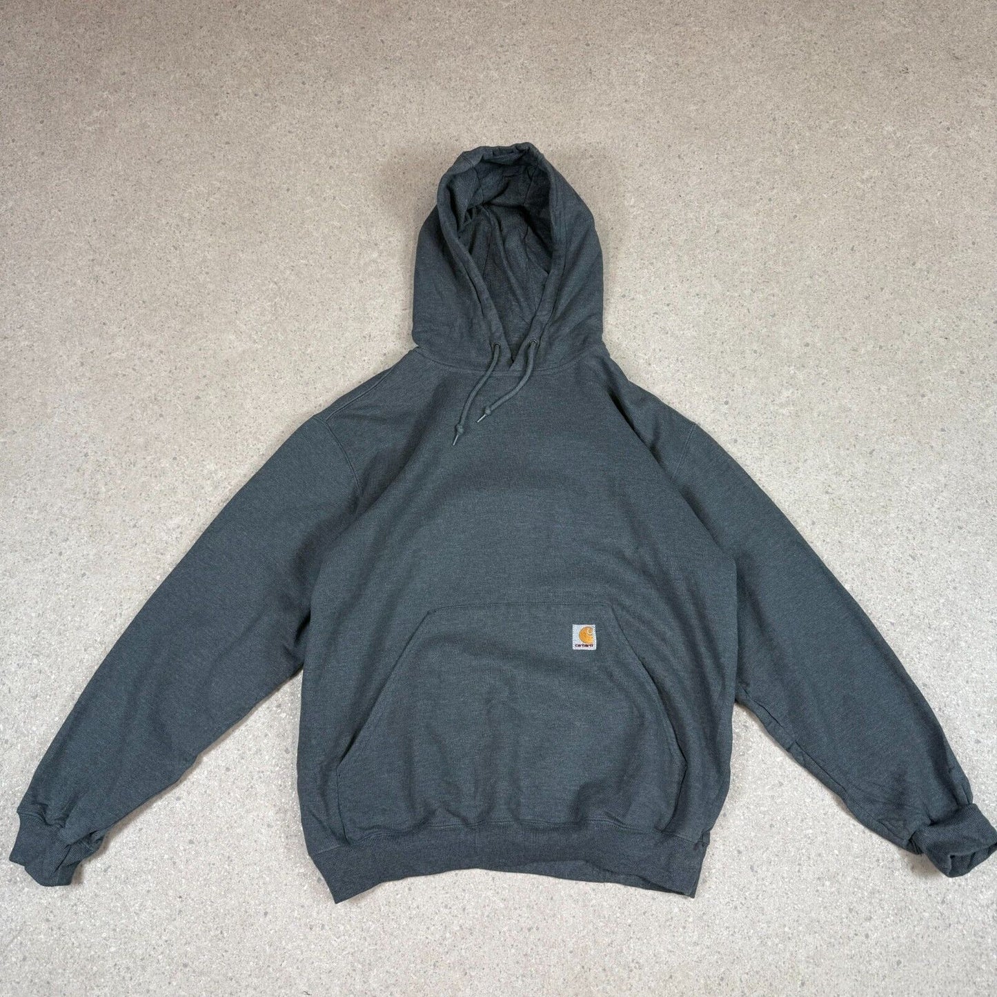 Carhartt Hoodie Grey Large Vintage