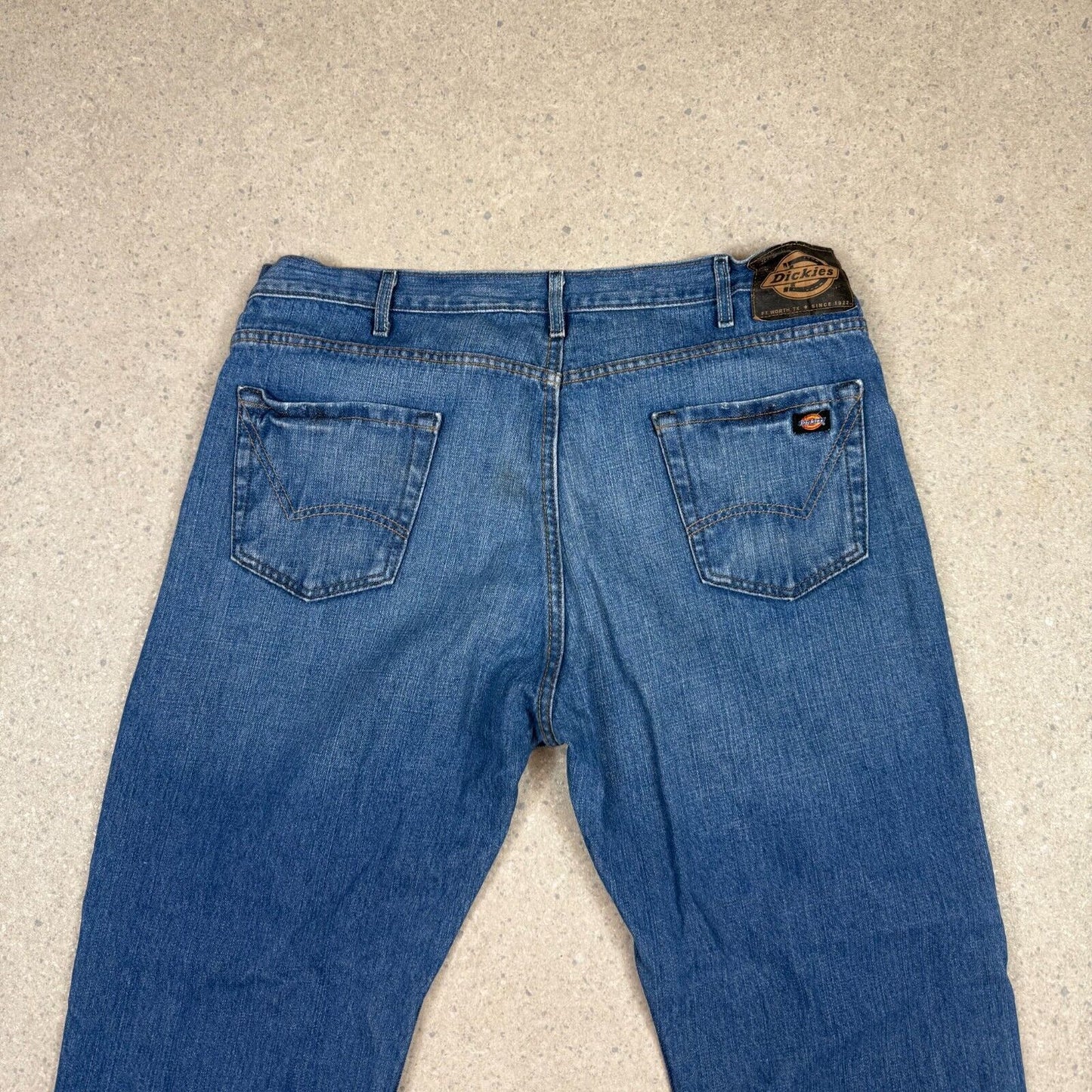 Dickies Jeans 40x30 Denim Blue Wide Leg