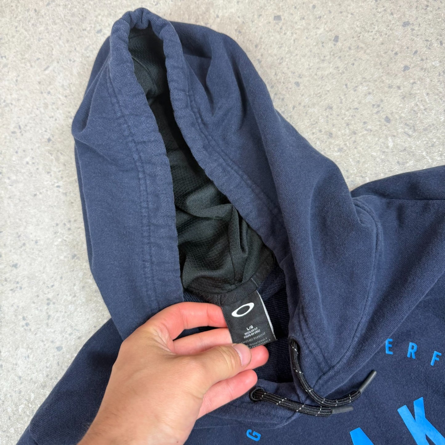 Oakley Hoodie Large Navy Colourway Hooded