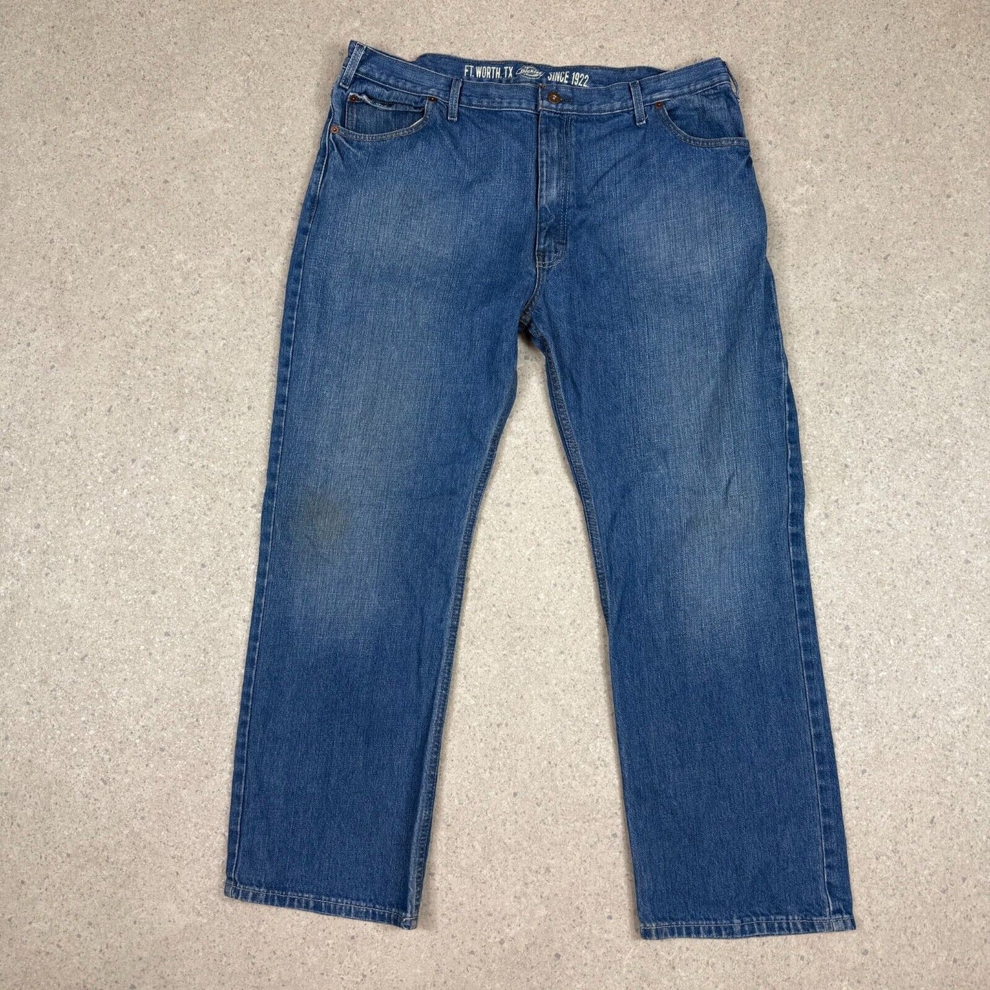 Dickies Jeans 40x30 Denim Blue Wide Leg