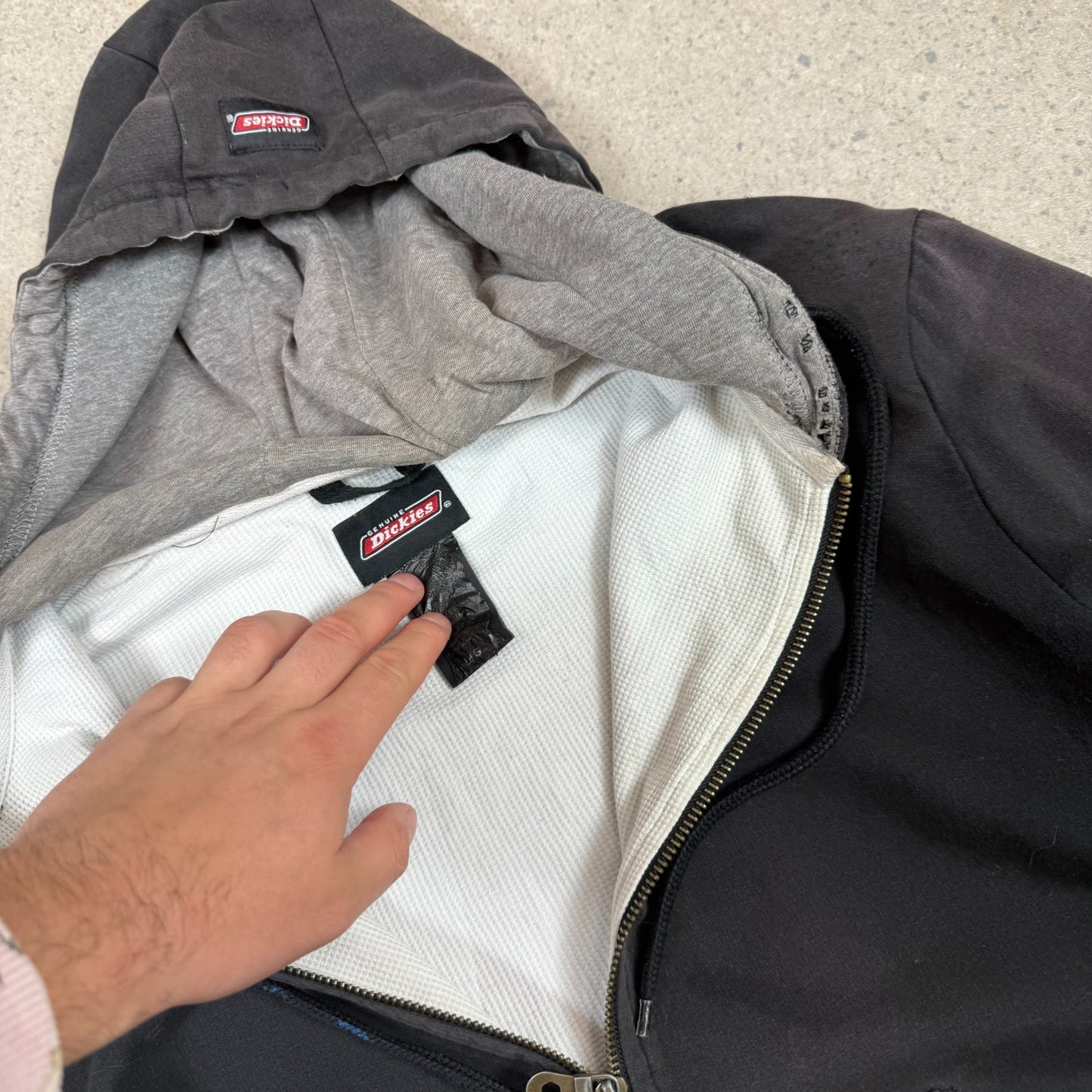 Dickies Zip Up Hoodie Large Black Colourway Hooded Zip Up