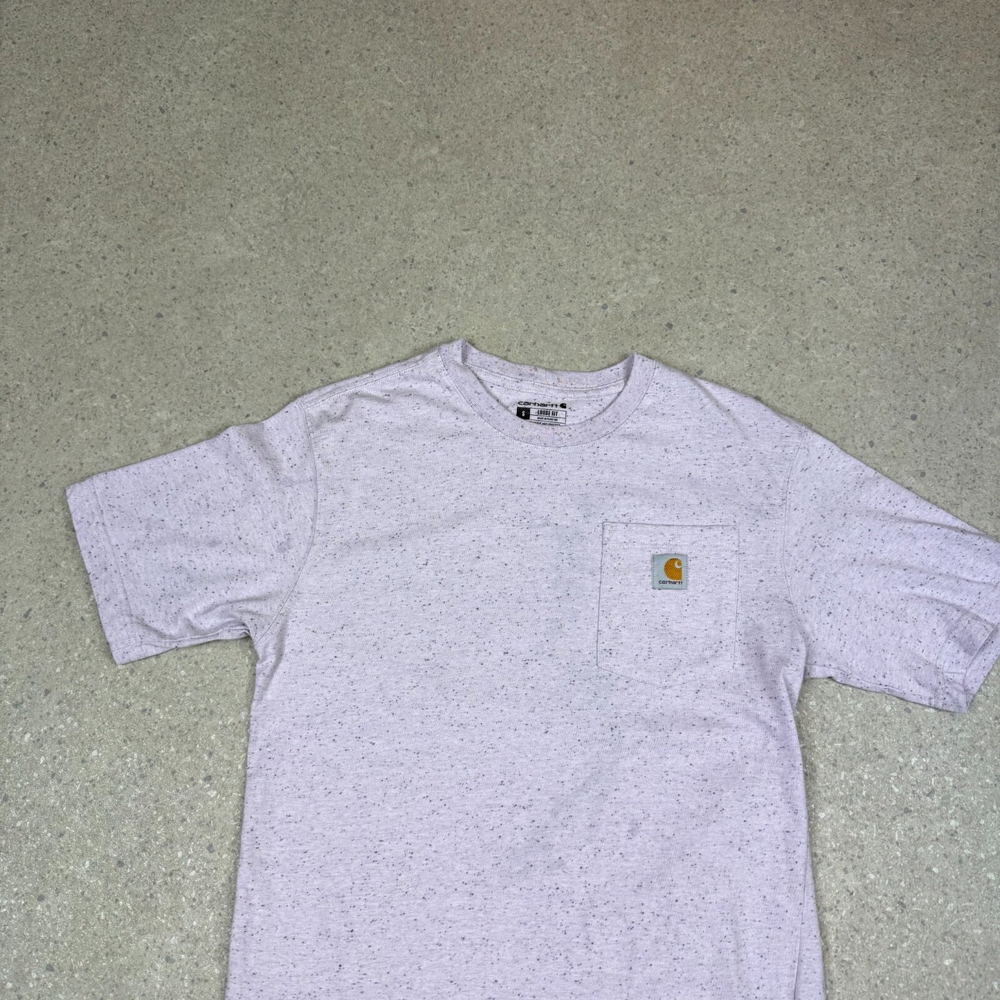 Carhartt T Shirt Small Loose Fit Pink Colourway Relaxed Fit Short Sleeve