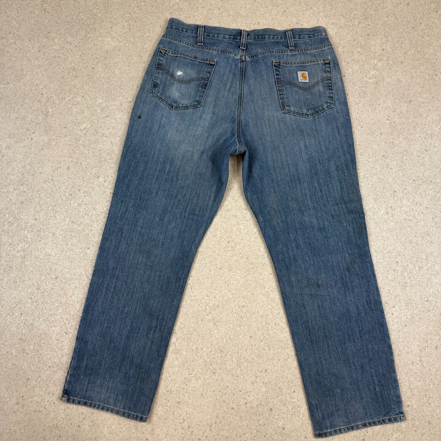 Carhartt Jeans 40x32 Blue Baggy fit Workwear