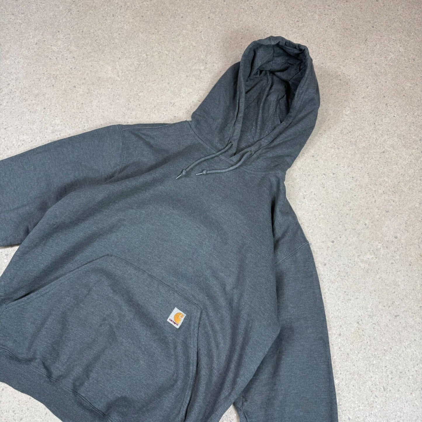Carhartt Hoodie Grey Large Vintage