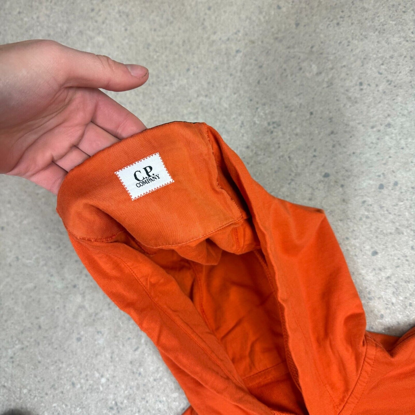 CP Company Hoodie XS Orange Punk in Colourway