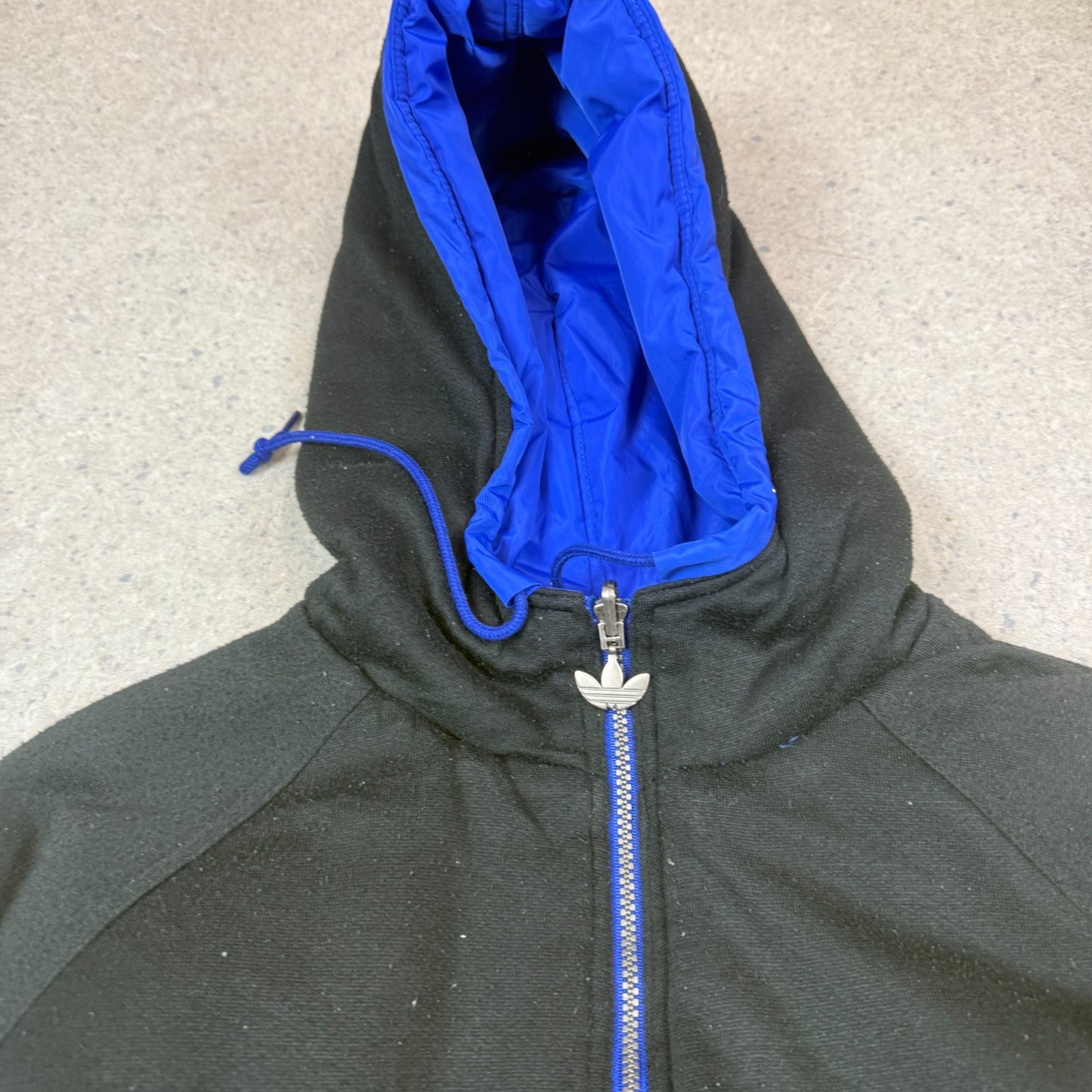 Adidas Reversible Jacket Medium 90s Heavyweight Hoodie Full Zip