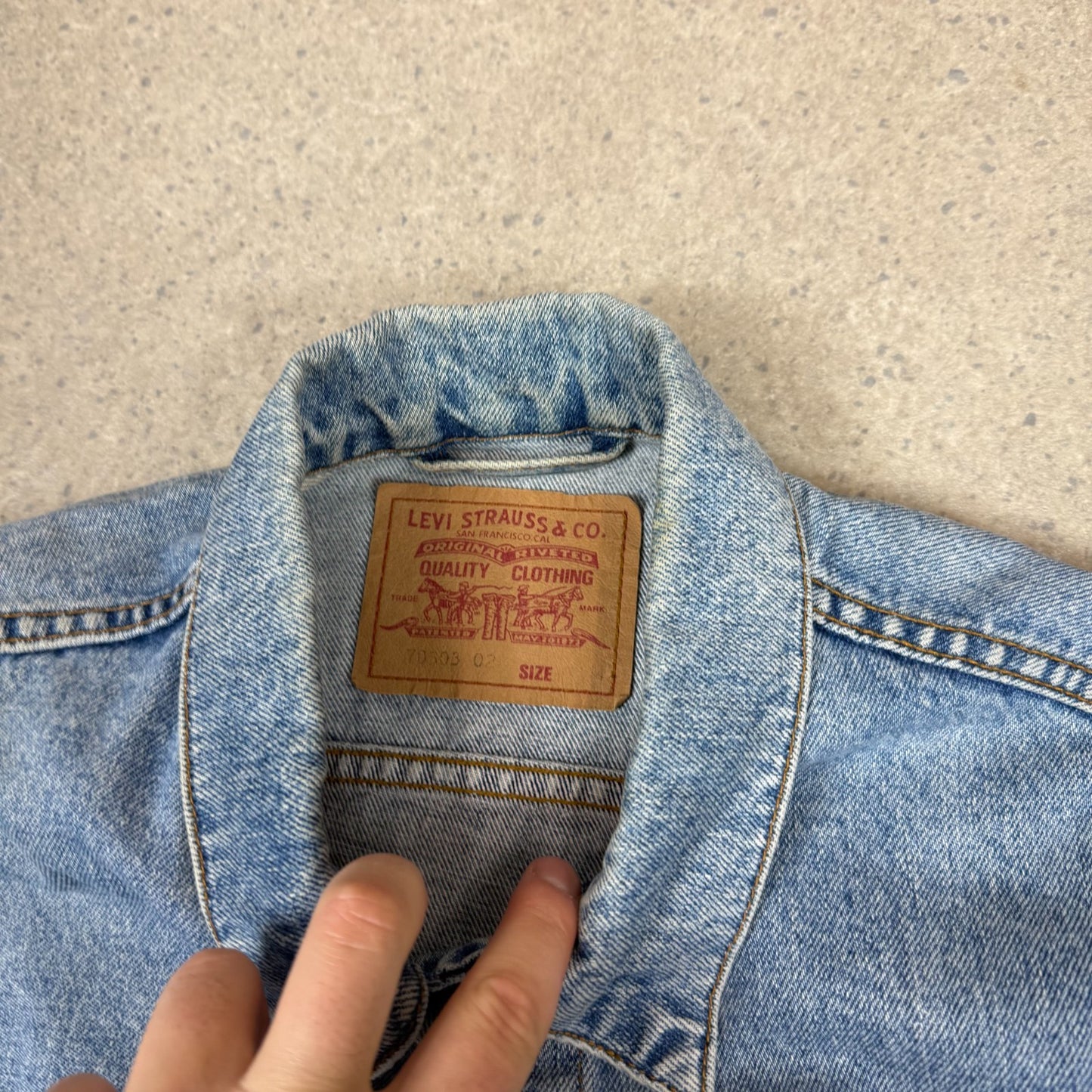 Levi’s Denim Jacket Medium Washed Light Blue