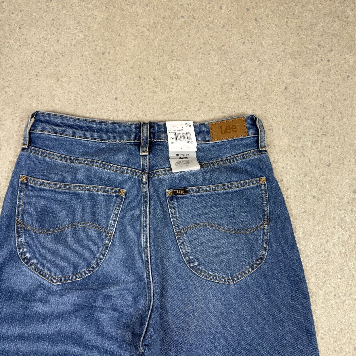 Lee Jeans 30/31 Carol Straight Leg Denim Blue