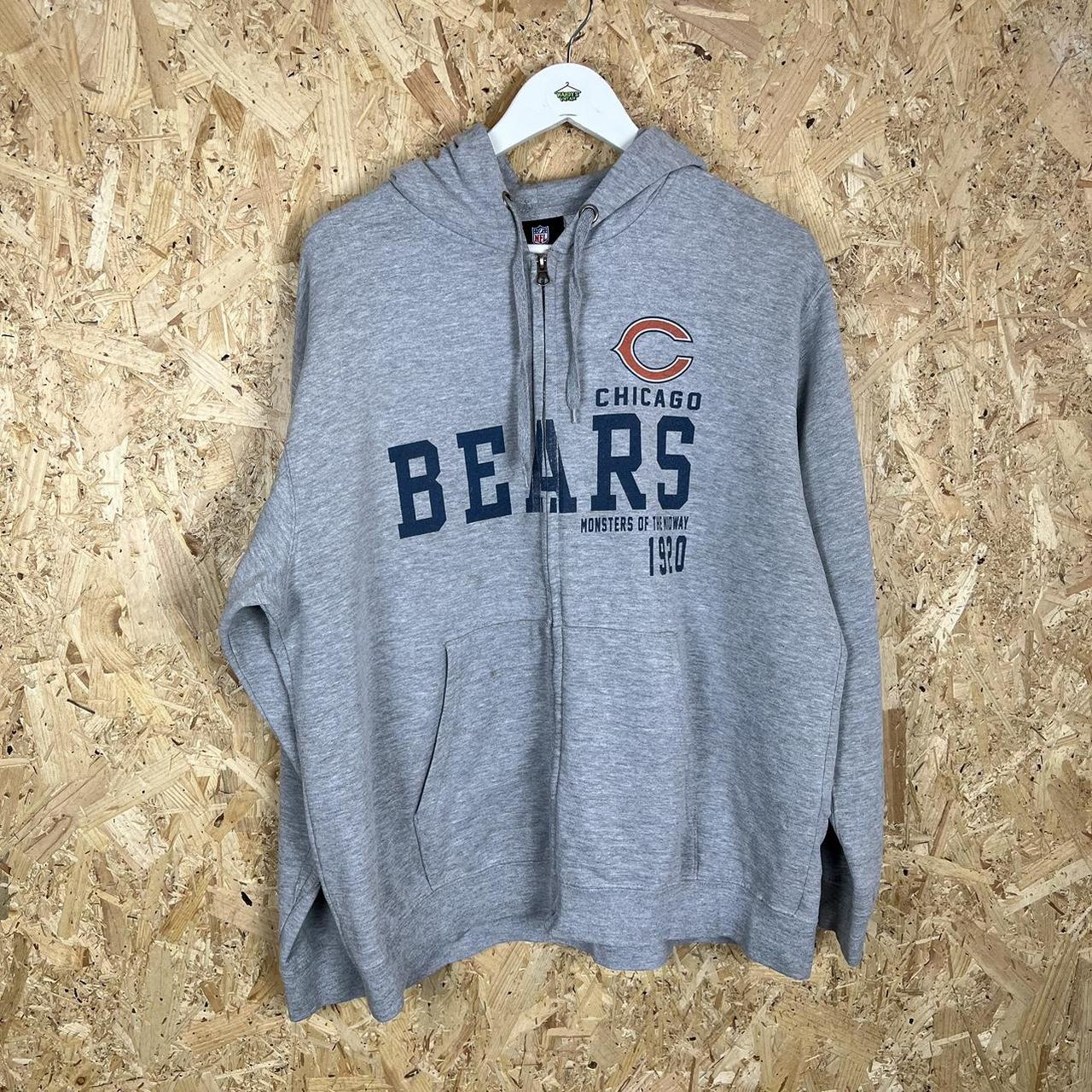 Chicago bears nfl hoodie large