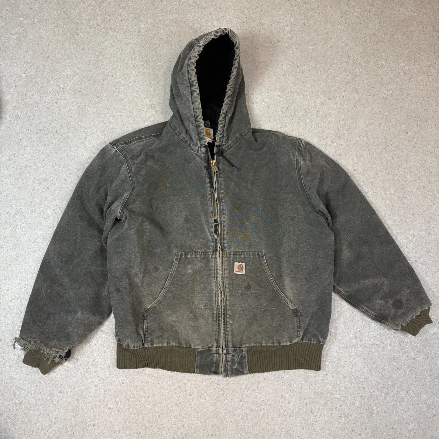 Carhatt Active Jacket XL Moss Green Colourway J130MOS Hoodie