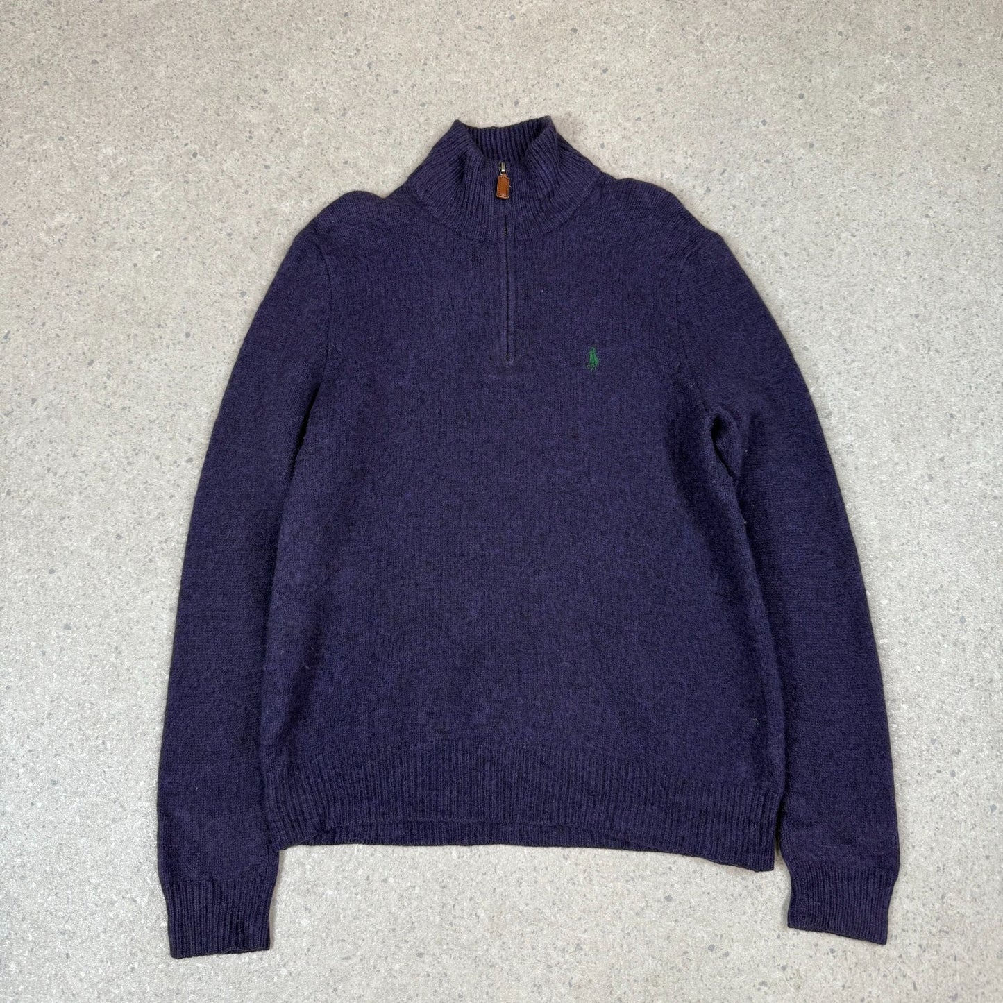 Ralph Lauren 1/4 Zip S / M Purple Colourway Embroidered Logo