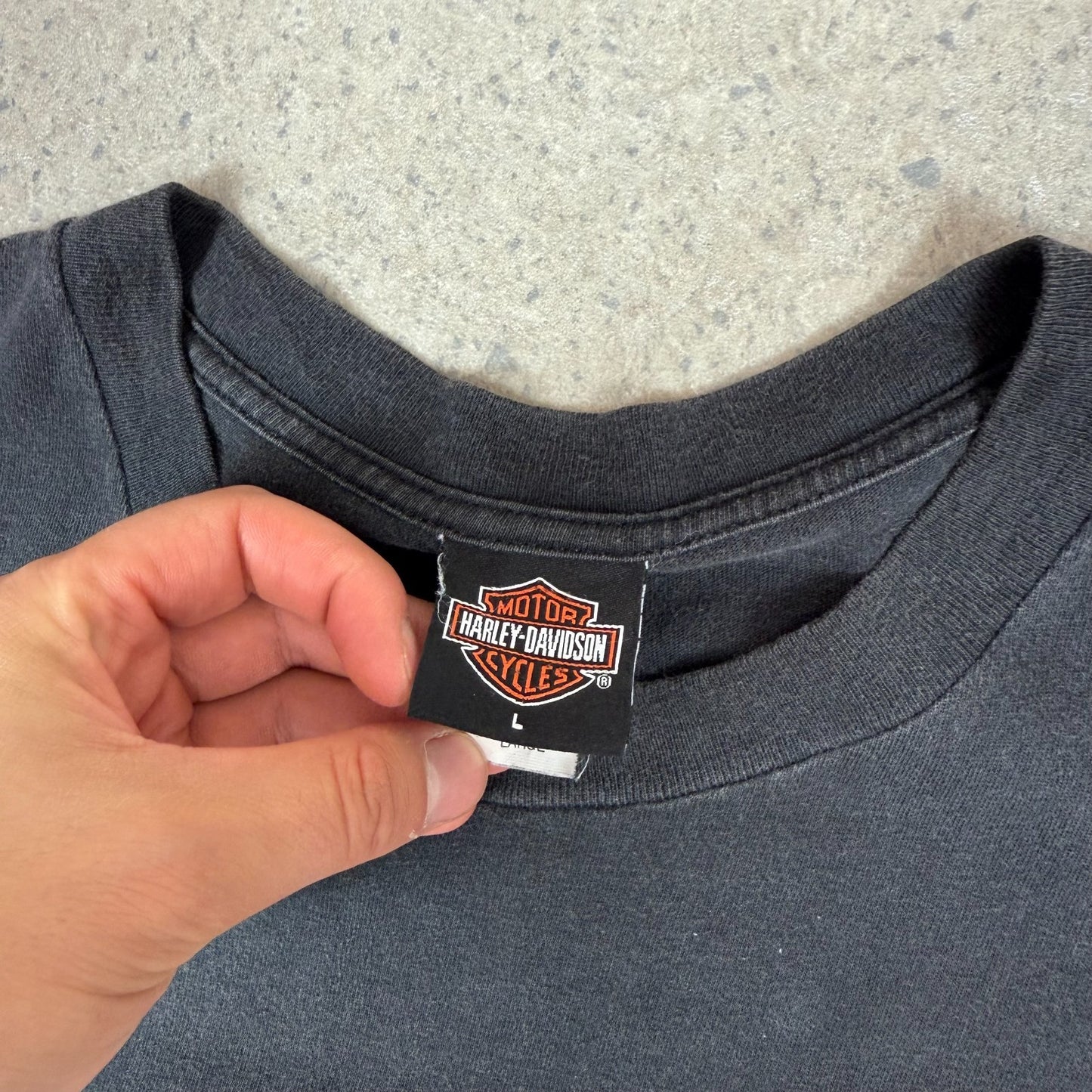 Harley Davidson T Shirt M/L Made in USA Vintage 2002