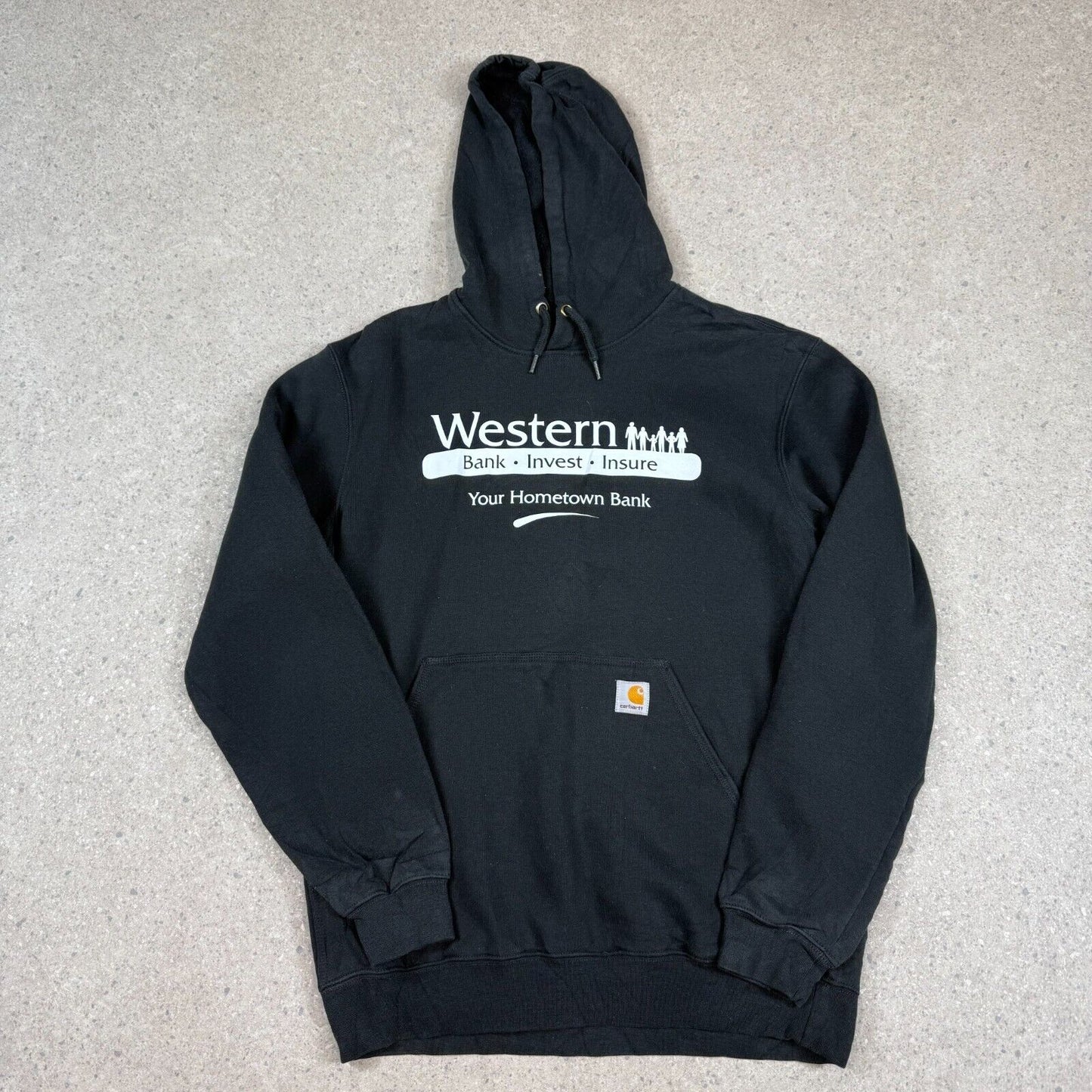 Carhartt Hoodie Large Black Hooded Pocket
