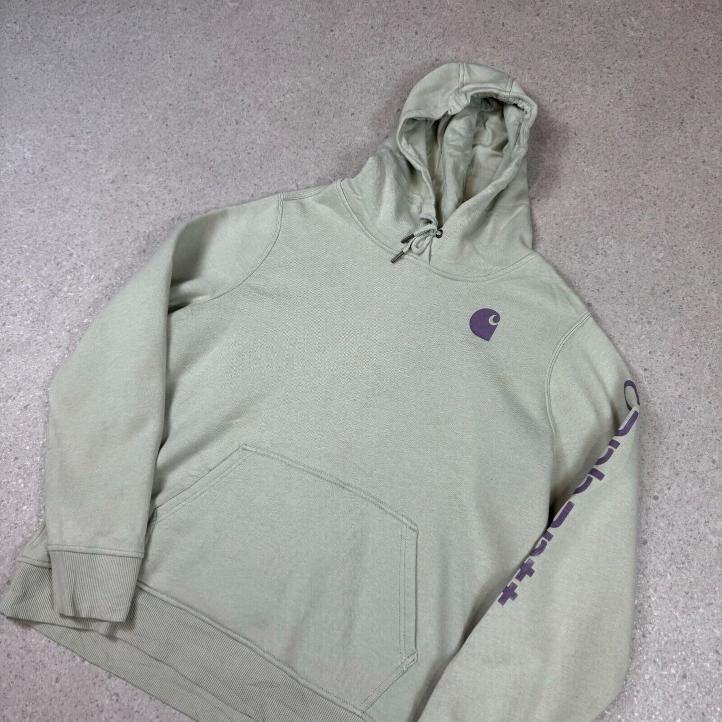 Carhartt Hoodie XL Green Purple
