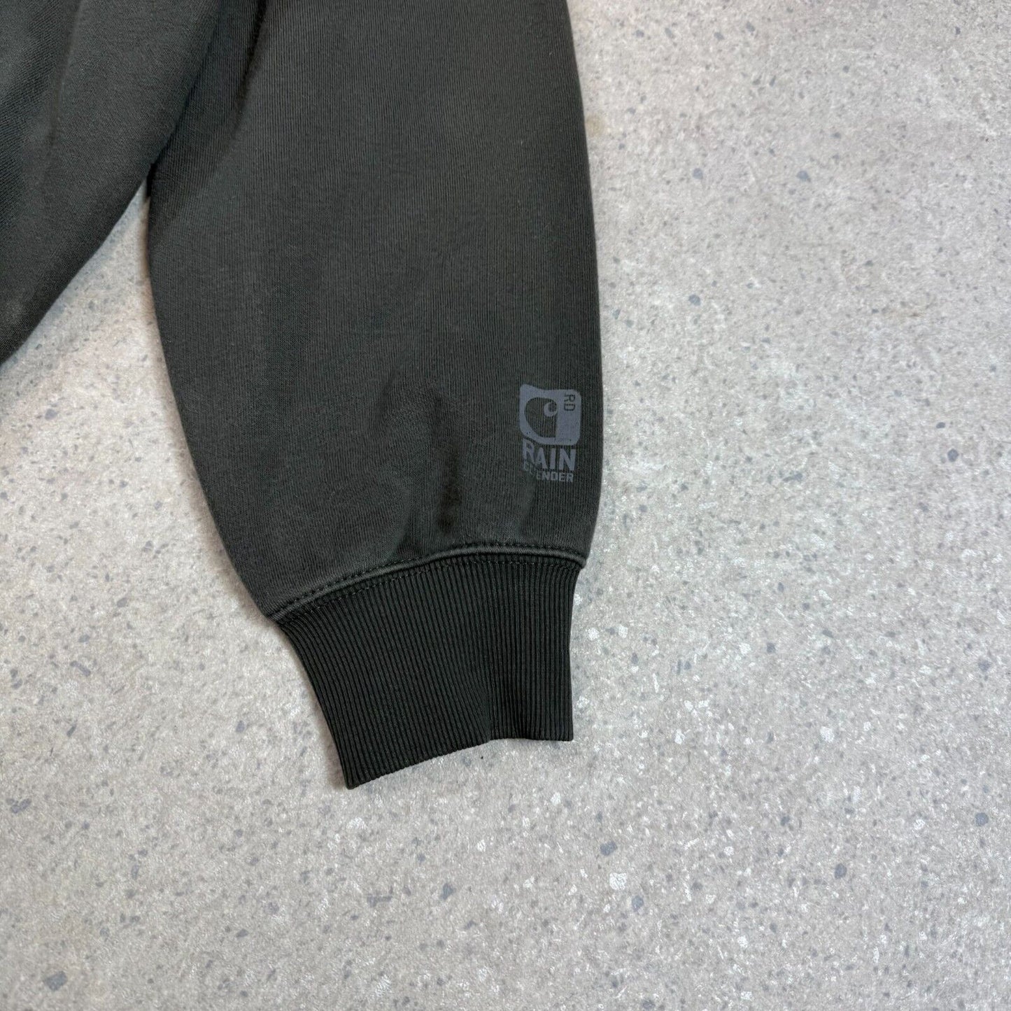 Carhatt Full Zip Hoodie 2XL Khaki Rain Defender Heavyweight