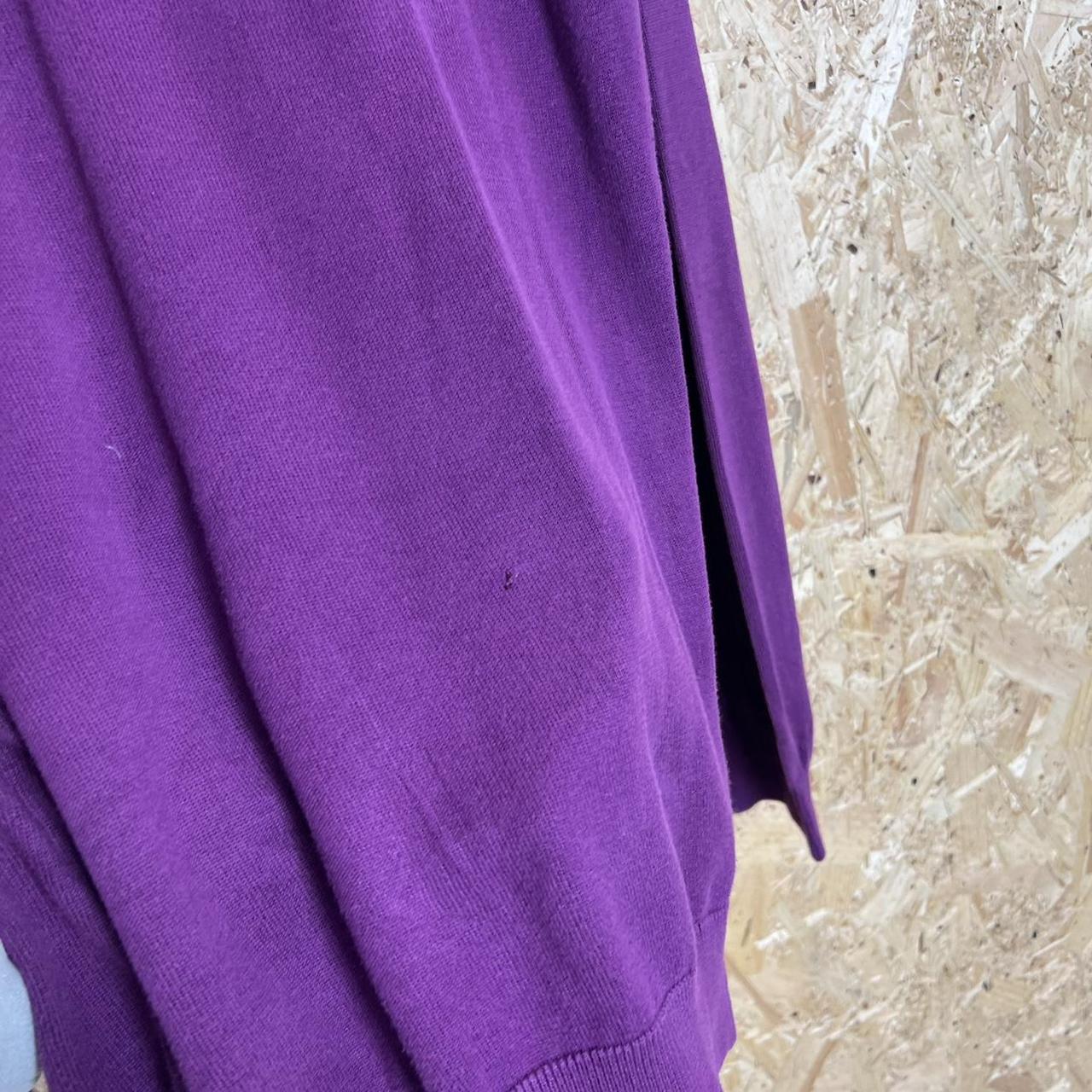 Lacoste v neck knit jumper medium