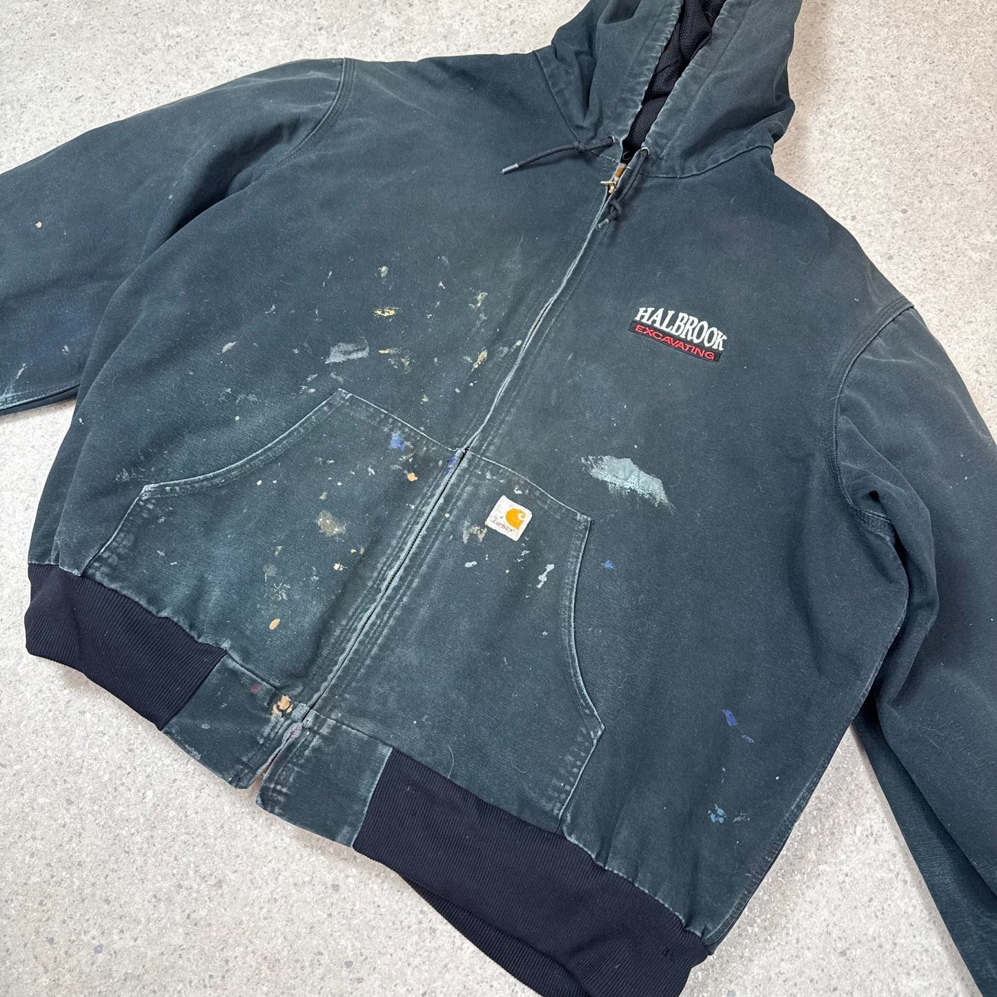 Carhartt Active Jacket 2XL Black Colourway J131blk Hooded