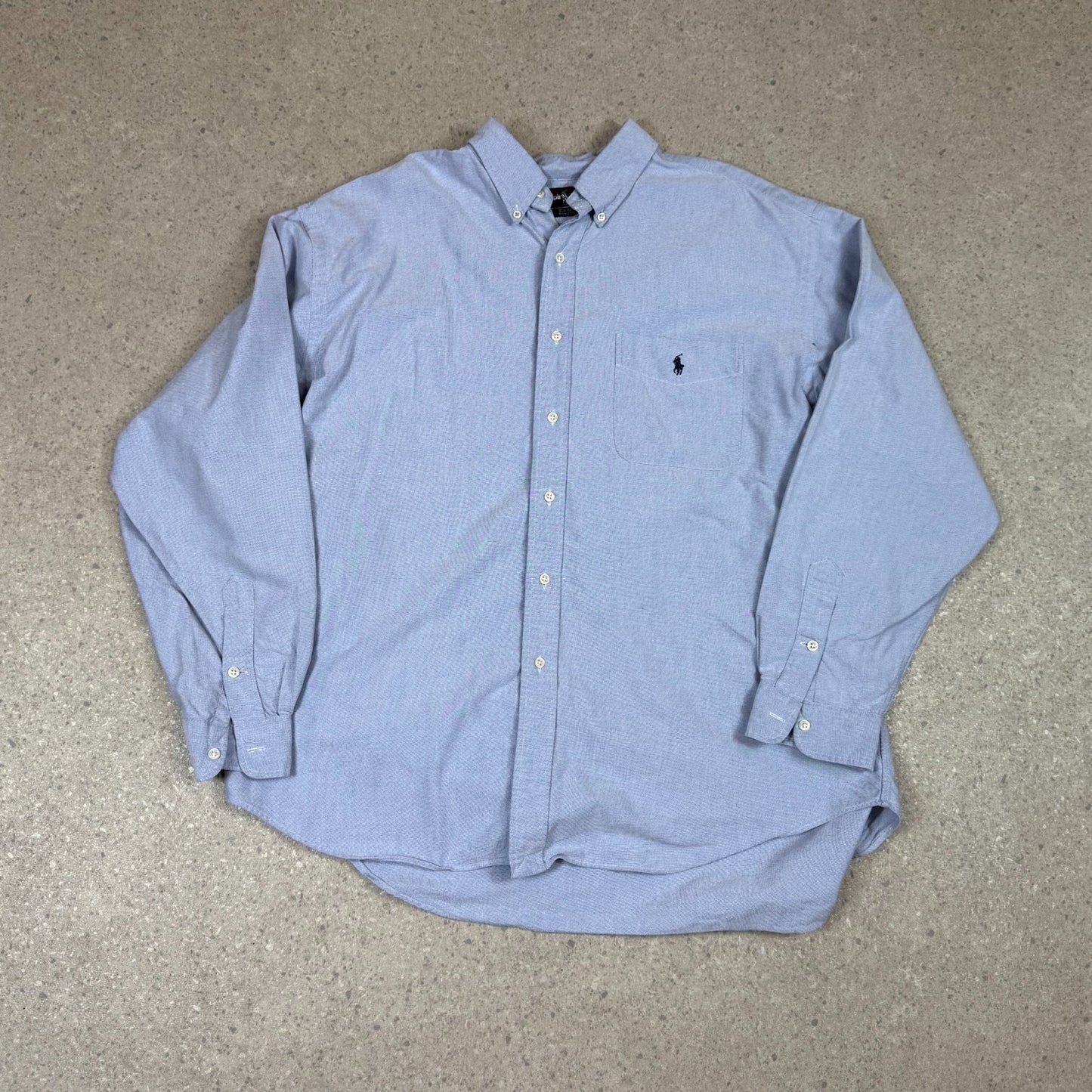 Ralph Lauren Shirt XL/ XXL Blue Colourway Embroidered Logo Oversized