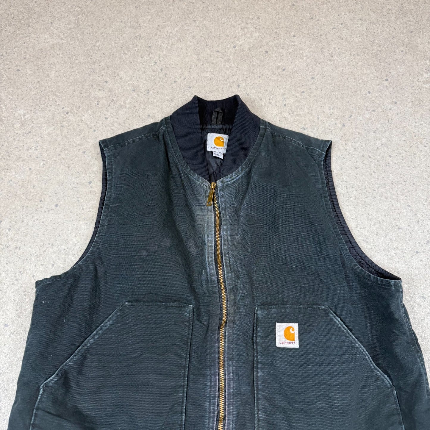 Carhartt Vest Large Black Colourway Padded Lined