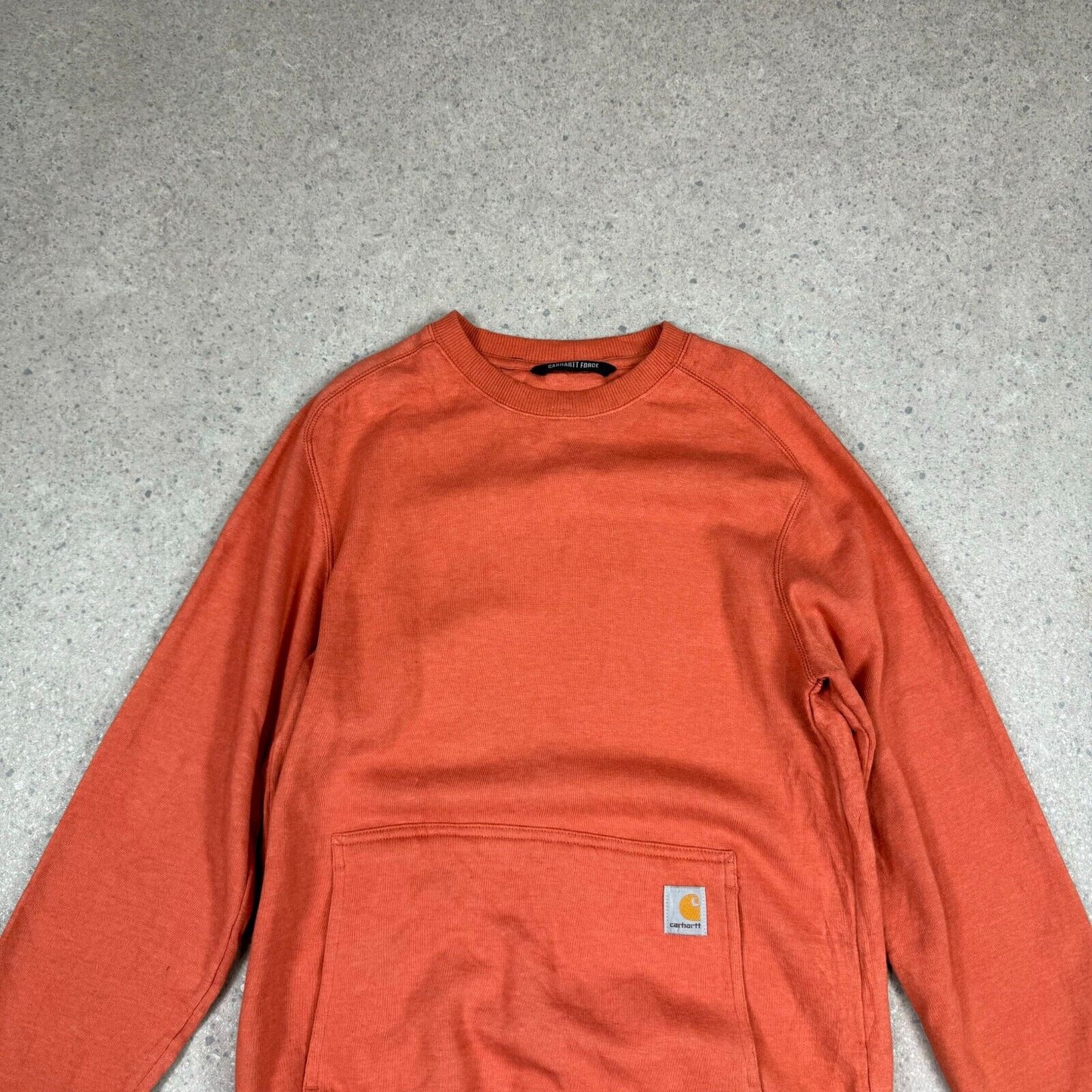 Carhartt Sweatshirt Small Loose Fit Orange