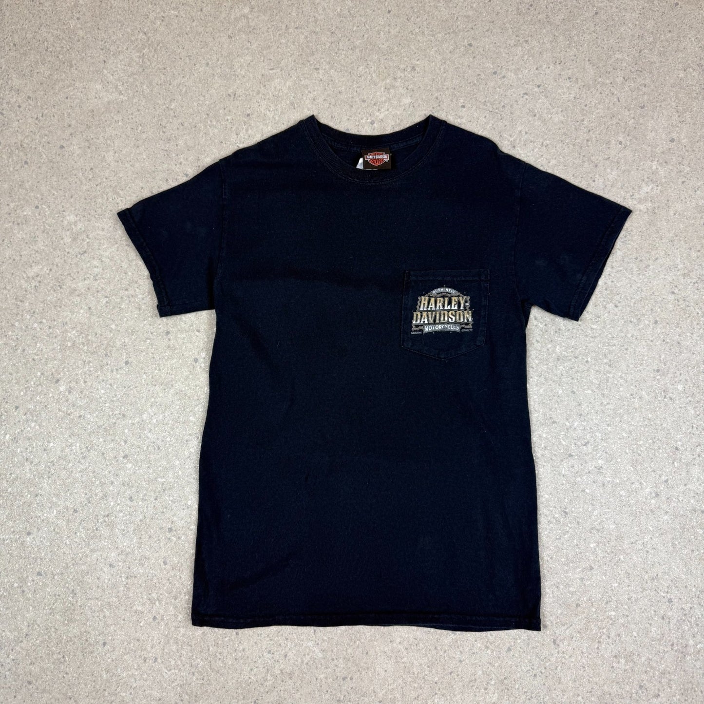 Harley Davidson T Shirt Small Tennessee Graphic on Back Black Colourway