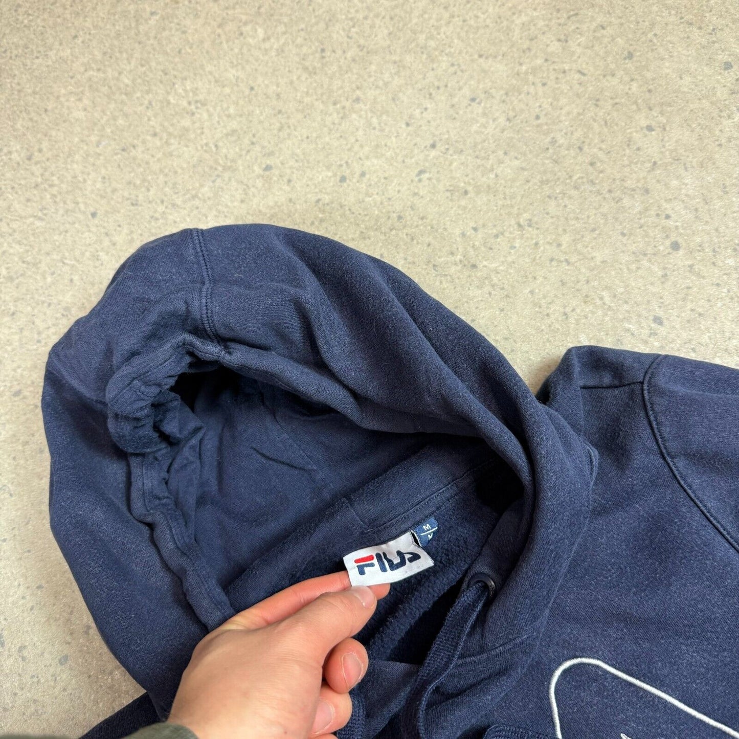 Fila Hoodie Medium Navy Colourway FY2K