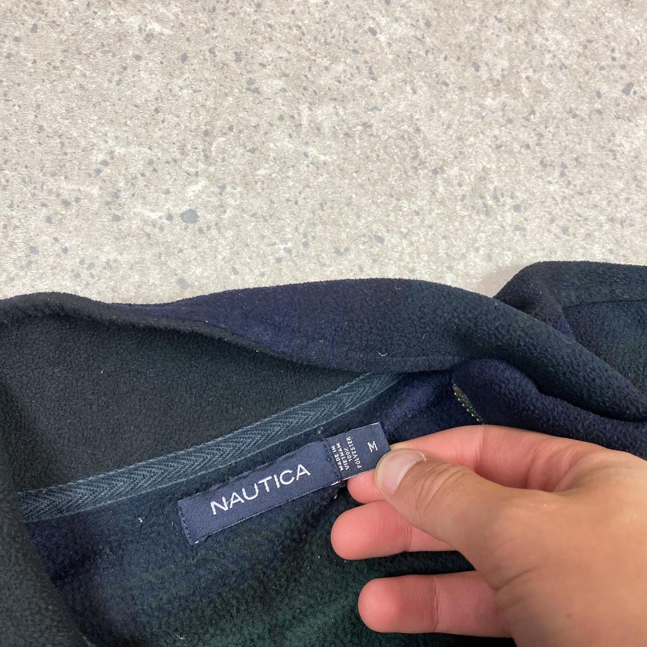 Nautica check pattern fleece medium