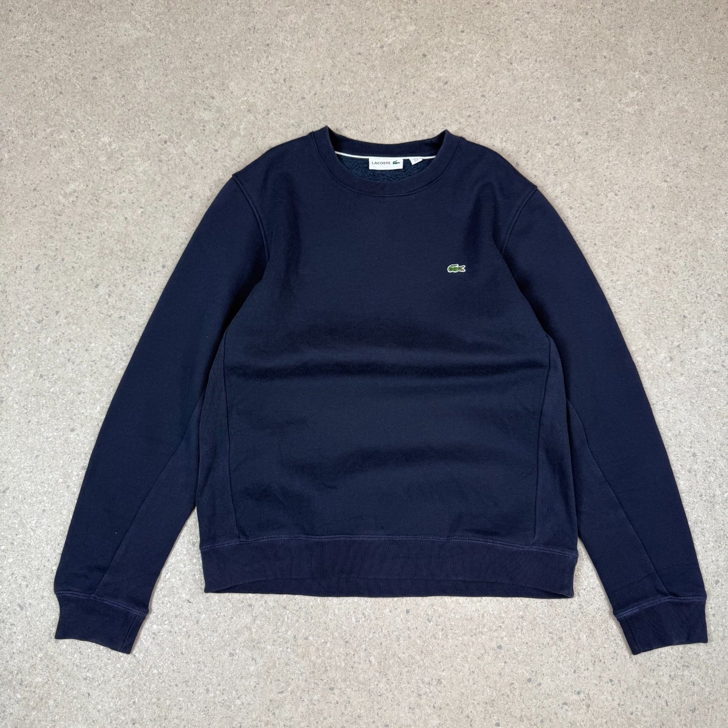 Lacoste Sweatshirt Large Navy Colourway Embroidered Logo Long Sleeve