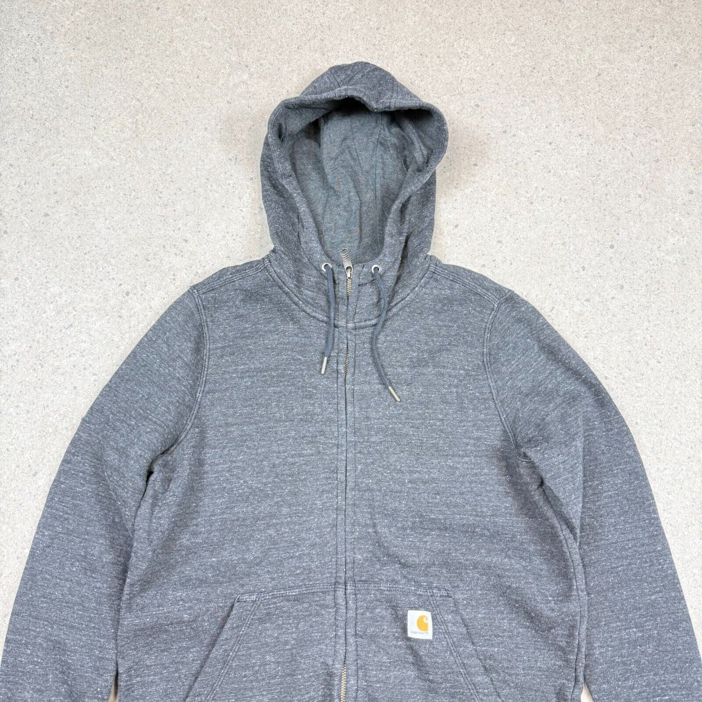Carhartt Hoodie Full Zip Small Mens Charcoal Grey