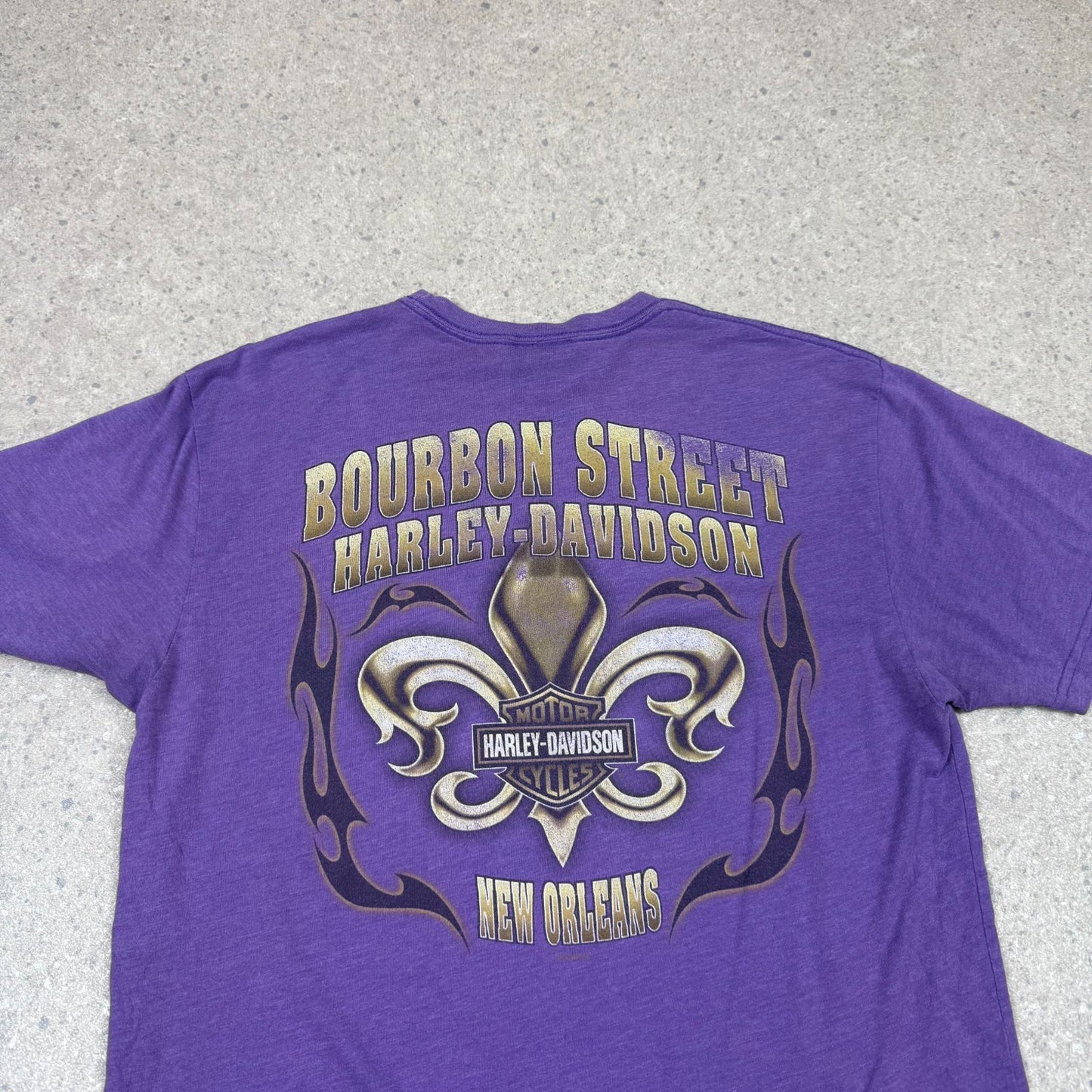 Harley Davidson T Shirt S/M Purple Colourway New Orleans