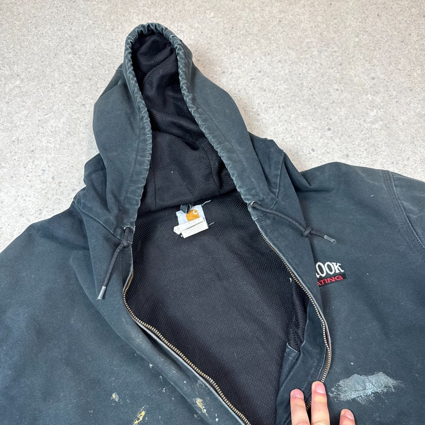 Carhartt Active Jacket 2XL Black Colourway J131blk Hooded