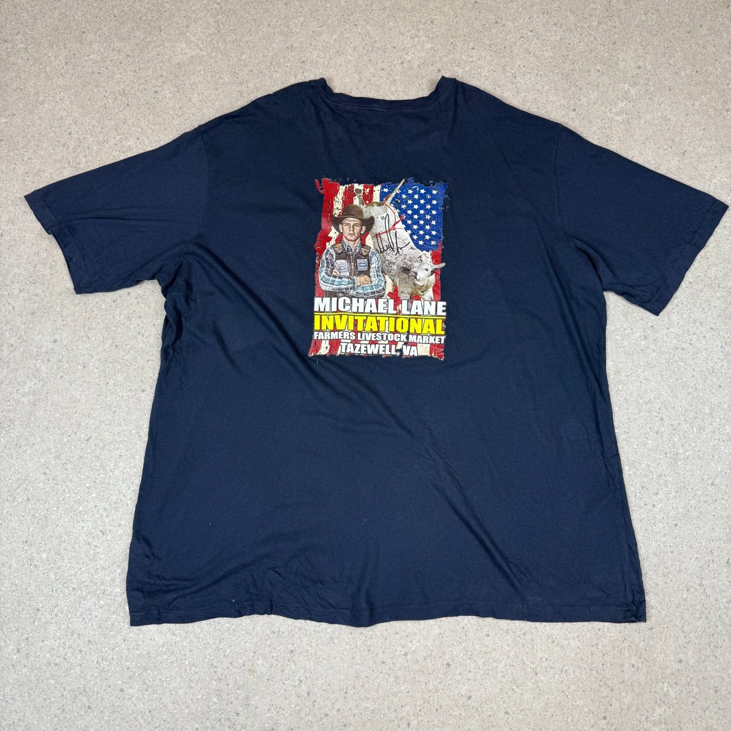Carhattt Navy Pocket Logo T Shirt 4XL Relaxed Fit Vintage