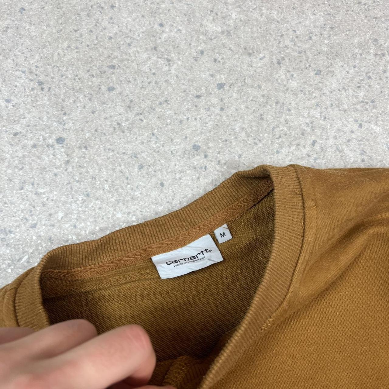 Carhartt tan sweatshirt small