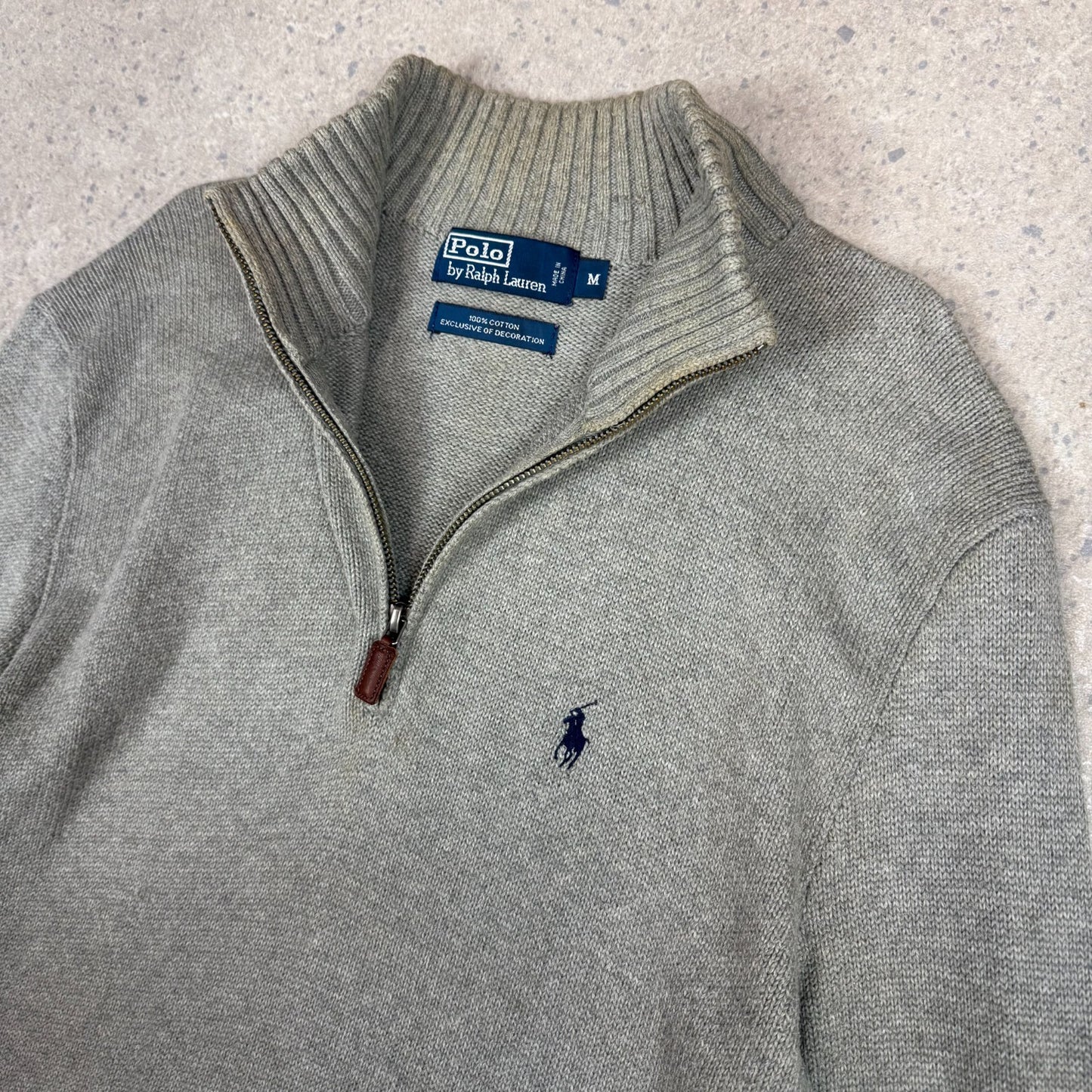 North Face Fleece 1/4 Zip Small Womens Khaki Colourway