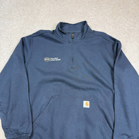 Carhartt 1/4 Zip XL Blue