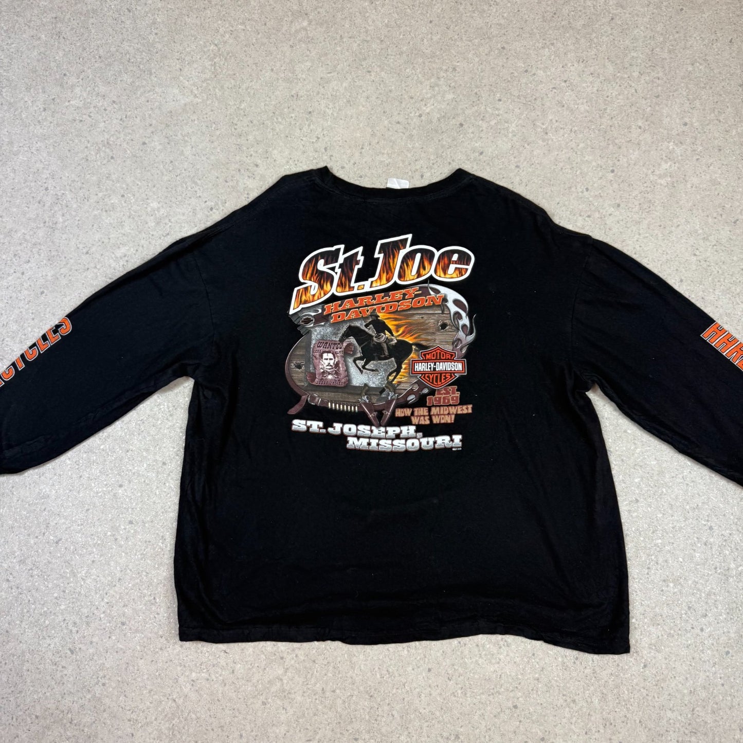 Harley Davidson long sleeve L/XLSt Joe Missouri