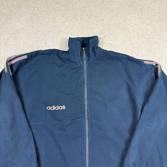 Adidas Equipment Windbreaker XXL Navy Zip Up
