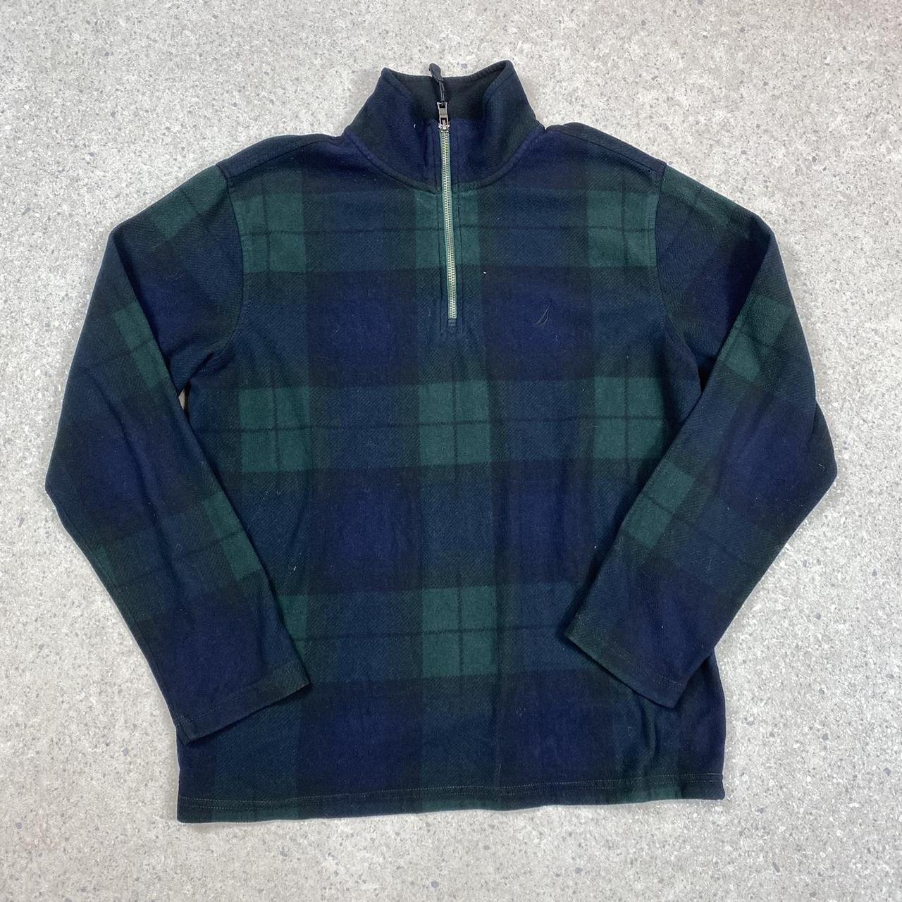 Nautica check pattern fleece medium