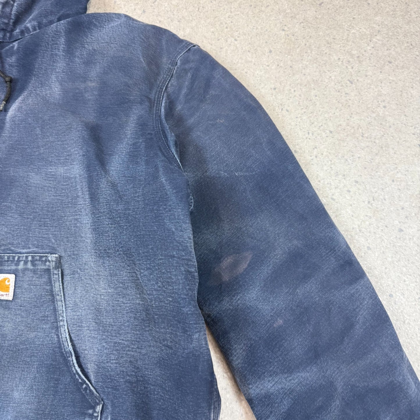 Carhartt Active Jacket XL Navy Colourway Model J131DNY Hooded